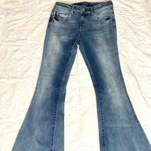 Tractr Blu Flare Denim Mid Wash Jeans-Never Worn-New With Tags